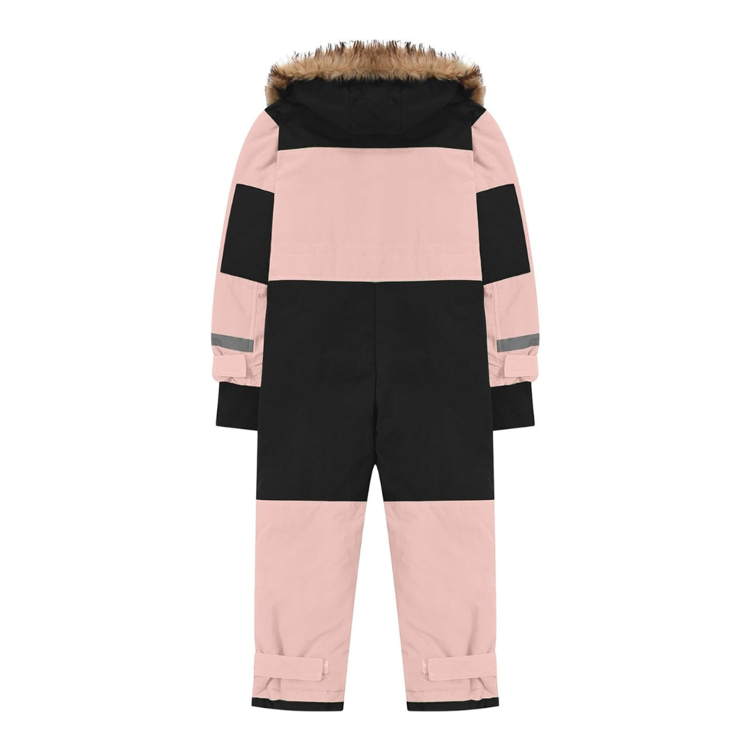 Combinaison de Ski Enfant avec Capuche Fourrure - Snowboo