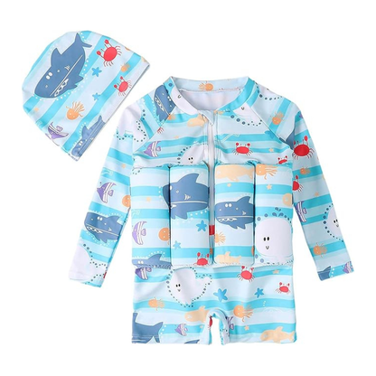 Maillot de bain bouée bébé et Bonnet