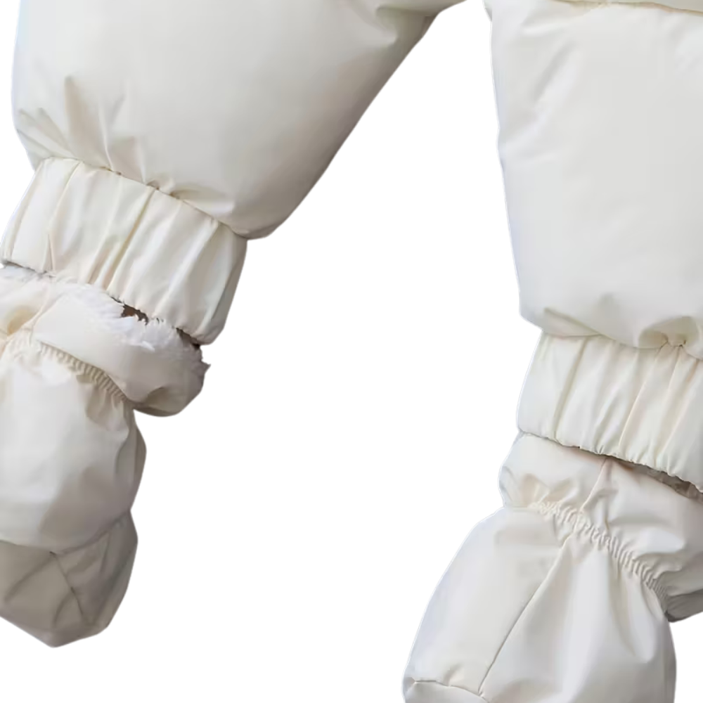 Combi-Pilote Bébé Hiver Ultra Chaude – avec Moufles, Chaussons et Chapka