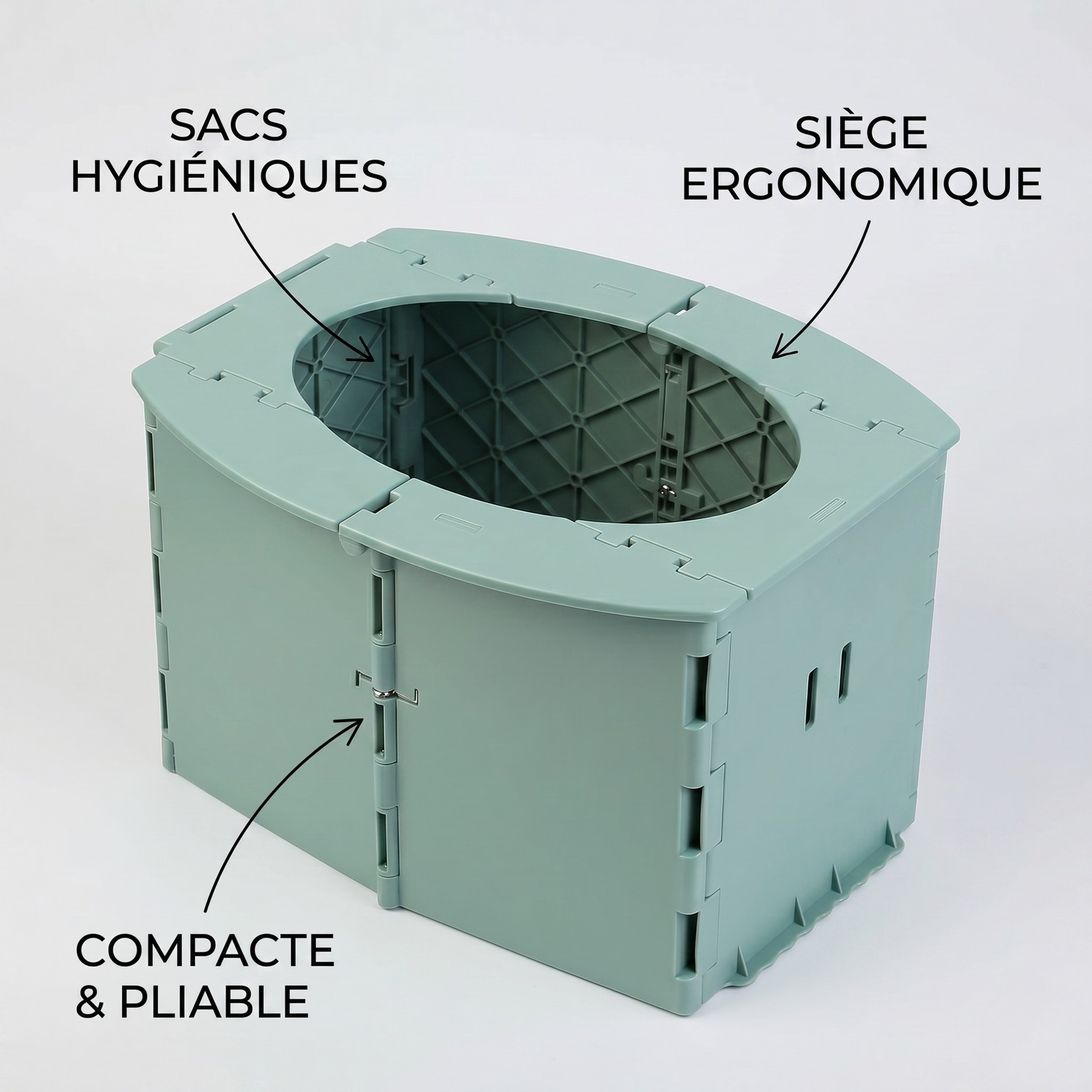Pot de Toilette Pliable de Voyage Enfant
