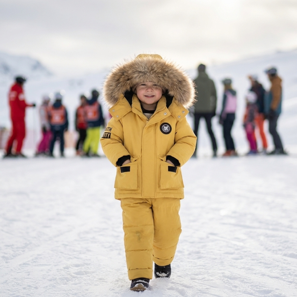 Ensemble de ski enfant Aventura, doudoune et salopette, photo 18