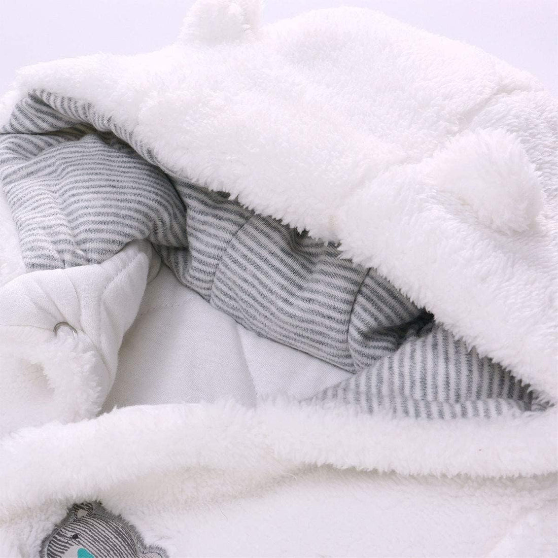 Combinaison Polaire Hiver pour Bébé - Ourson