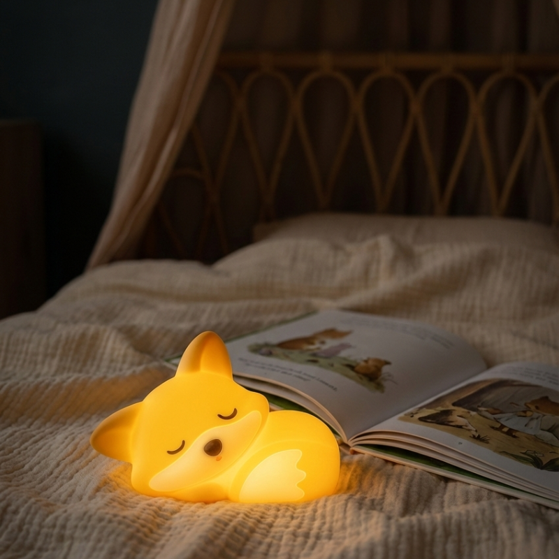 Veilleuse Léo le Renard rechargeable