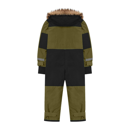 Combinaison de Ski Enfant avec Capuche Fourrure - Snowboo