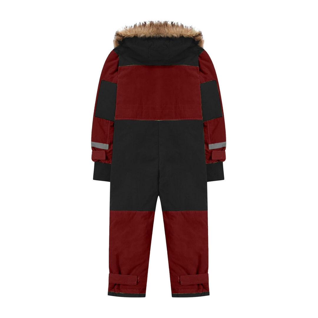 Combinaison de Ski Enfant avec Capuche Fourrure - Snowboo