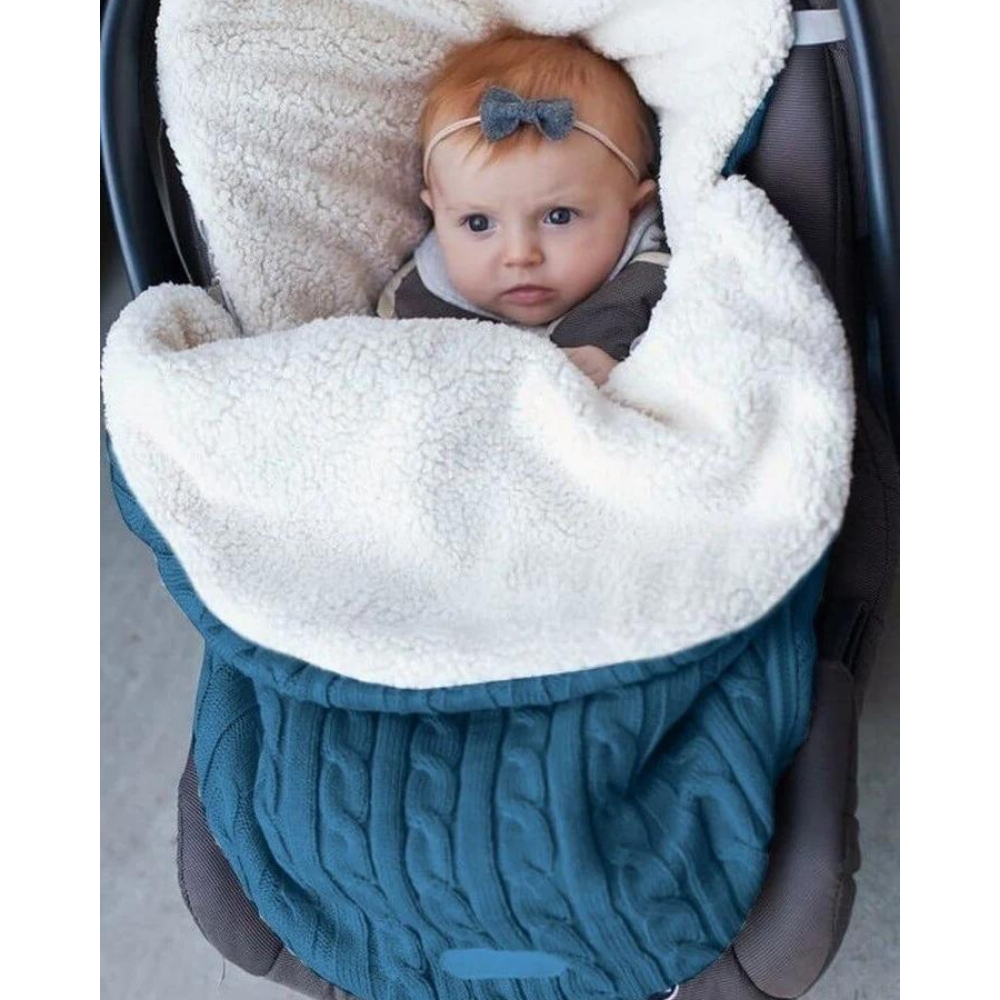 Baby-Schlafsack / Schlafsack aus Wolle und Fleece
