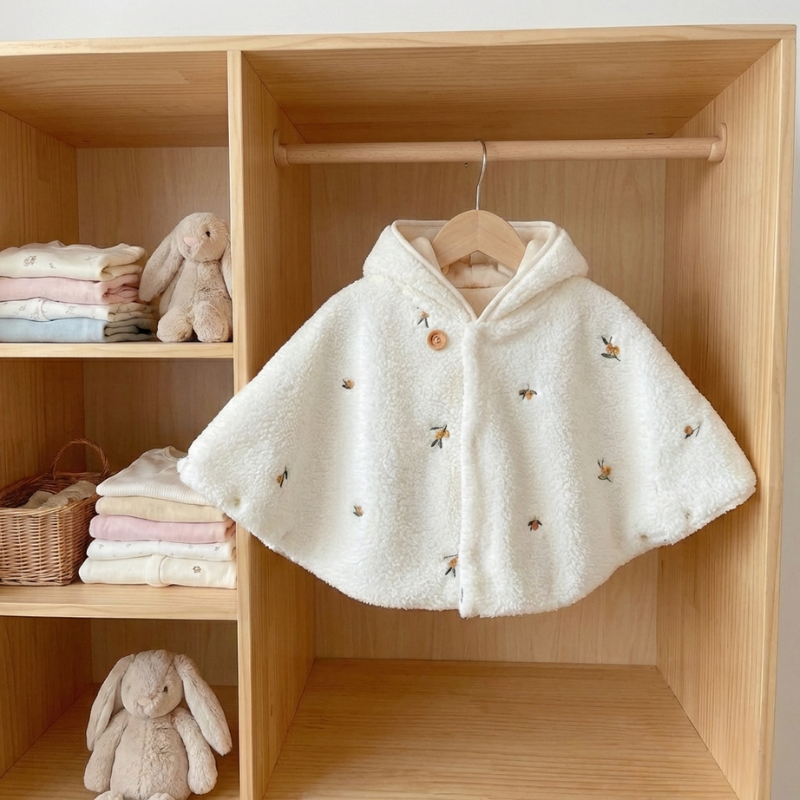 Manteau Cape Polaire Porte-Bébé