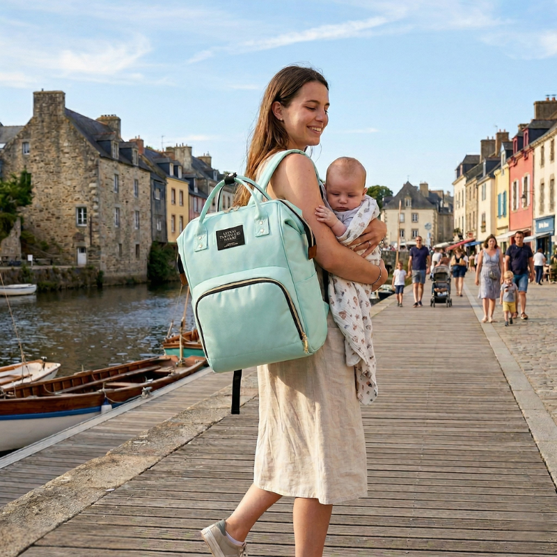 Sac à Langer Bébé Sac à Dos - Britanny™