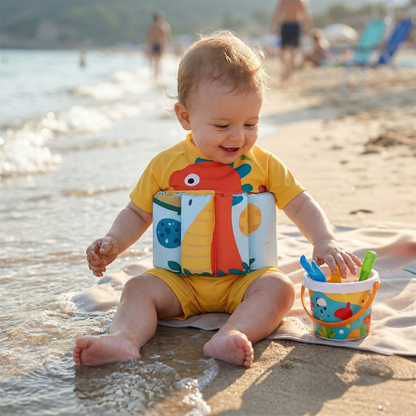 Maillot de bain bouée bébé - Dinosaure