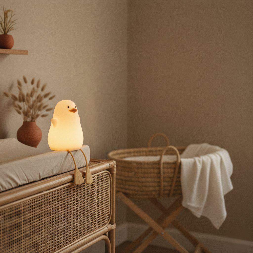 Veilleuse Mouette Rechargeable USB pour Bébé/Enfant