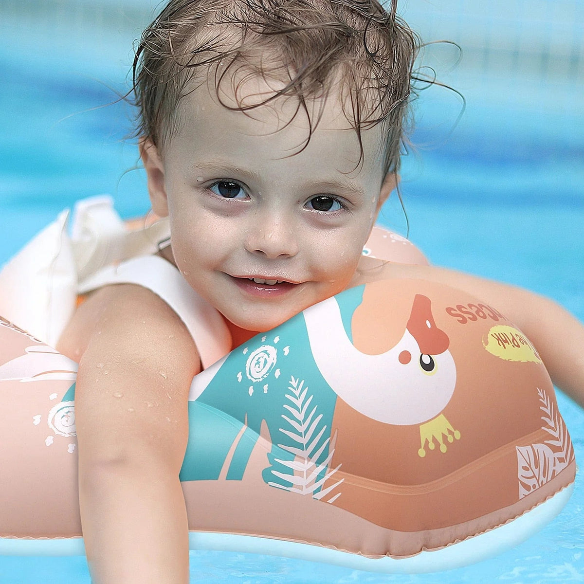 Flotteur Bébé - Flotteur Piscine Enfant avec Housse Solaire - Anneau de Flotteur Bébé - Flotteur Piscine Enfant avec Housse Solaire - Anneau de