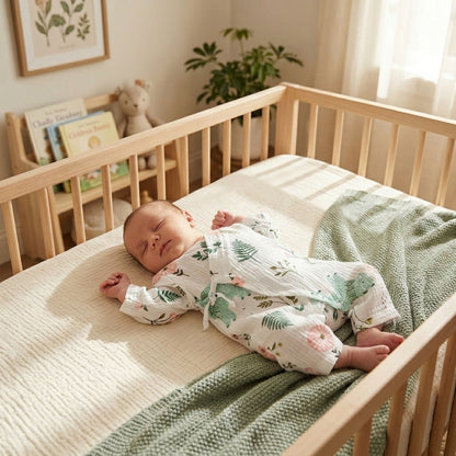 Barboteuse Kimono Bébé en Gaze de Coton