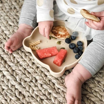 Coffret repas bébé ours assiette ventouse, photo 10