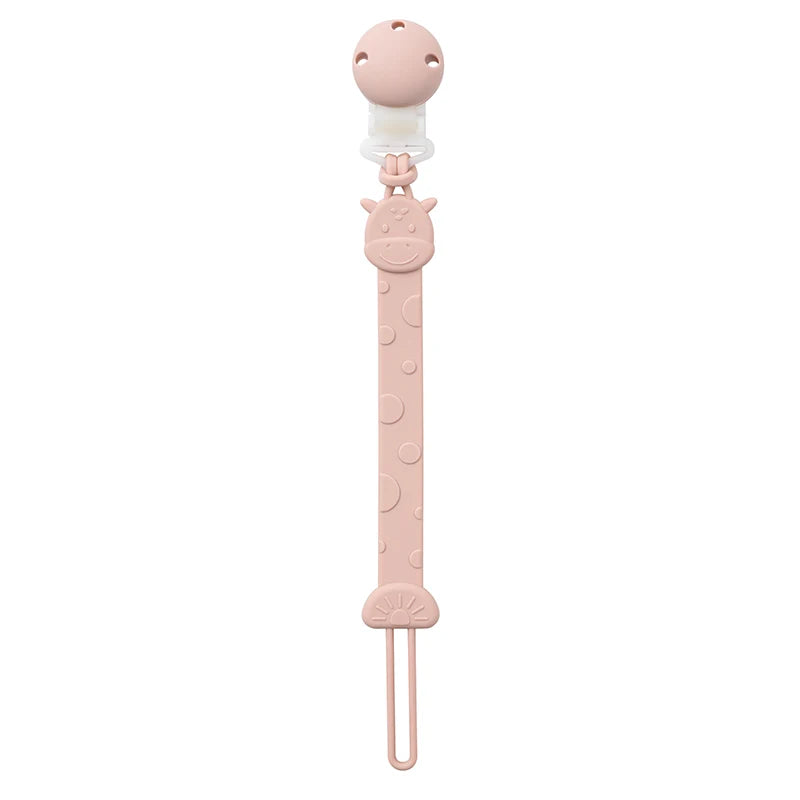 Attache Tétine Silicone - Girafe