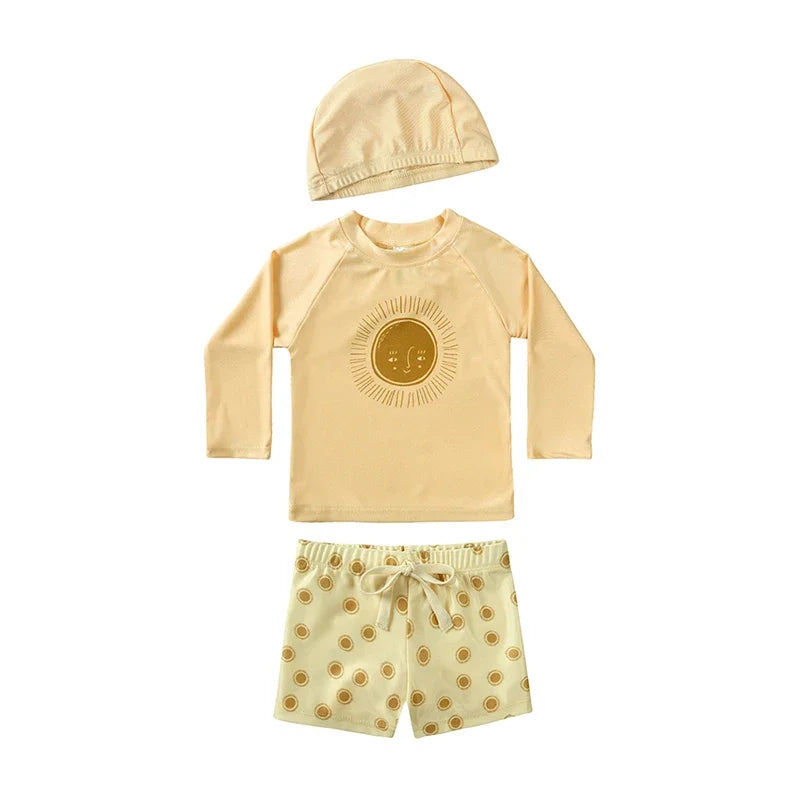 Maillot de bain et bonnet pour bébé