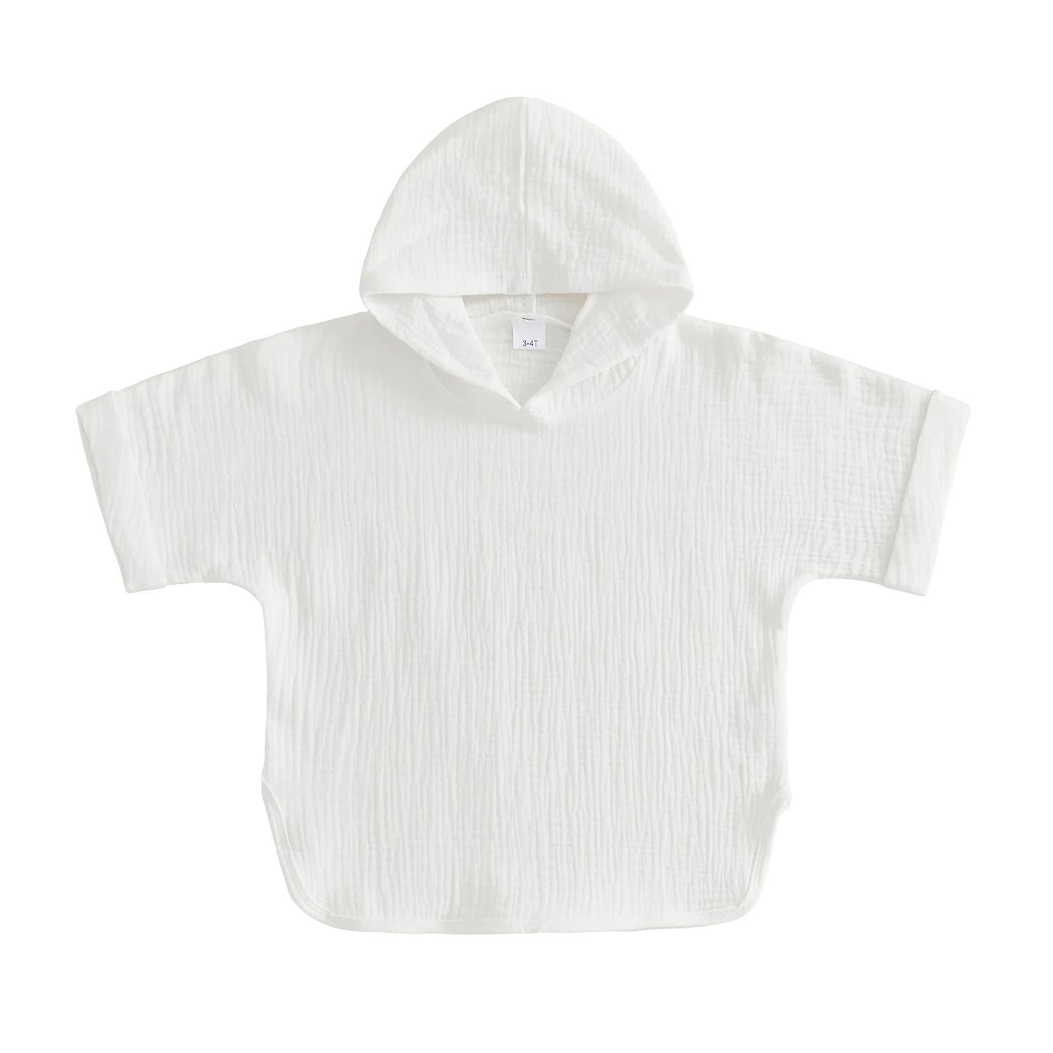 Poncho de Bain Enfant en Coton Mousseline