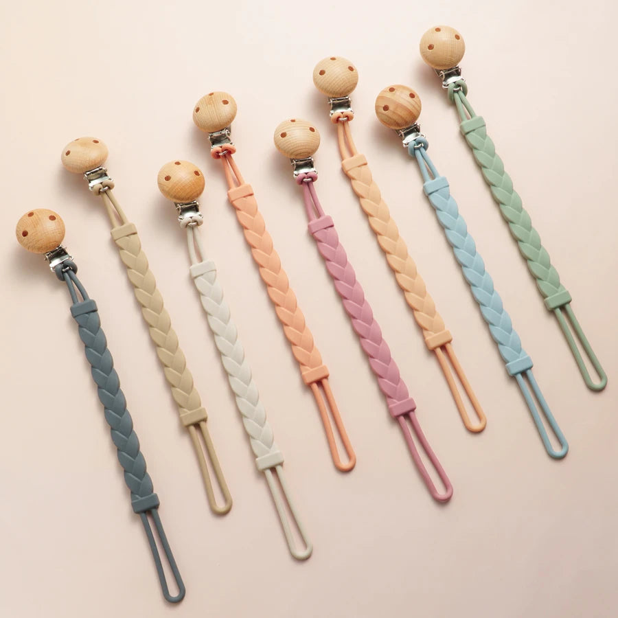 Attache Tétine Silicone - Torsade