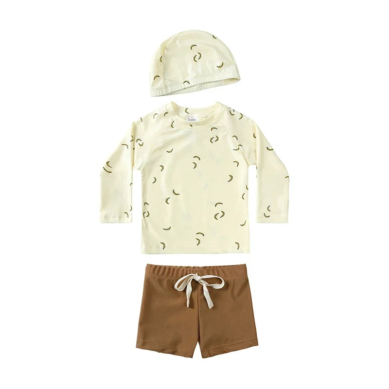 Maillot de bain et bonnet pour bébé