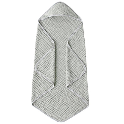 Cape de Bain Bébé en Coton Mousseline