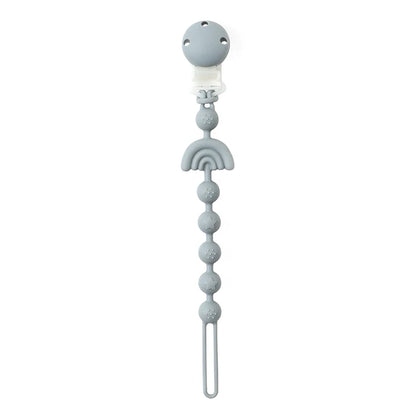 Attache Tétine Silicone - Arc-en-ciel