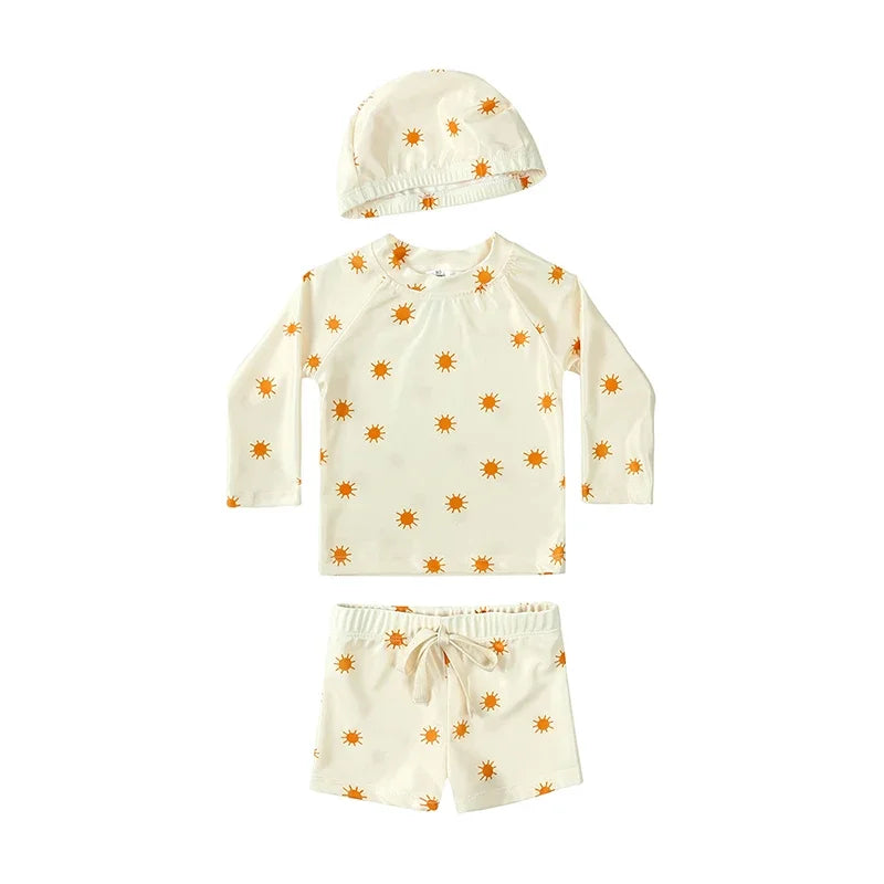Maillot de bain et bonnet pour bébé
