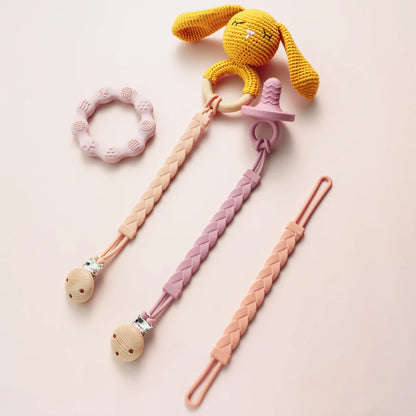 Attache Tétine Silicone - Torsade