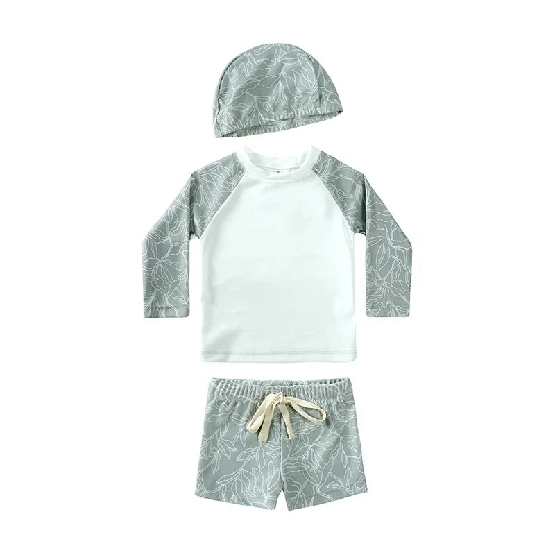 Maillot de bain et bonnet pour bébé