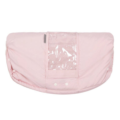 Gants pour poussette doublés polaire coloris rose