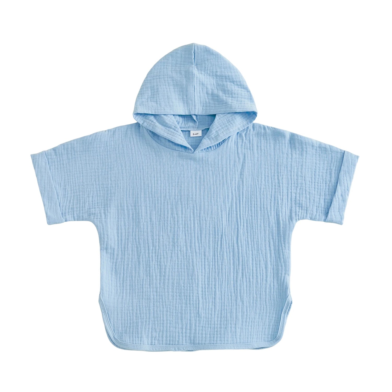 Poncho de Bain Enfant en Coton Mousseline