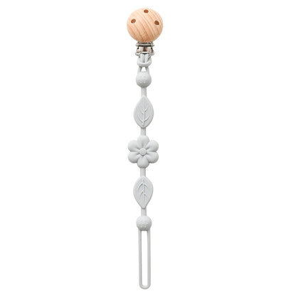 Attache Tétine Silicone - Fleur