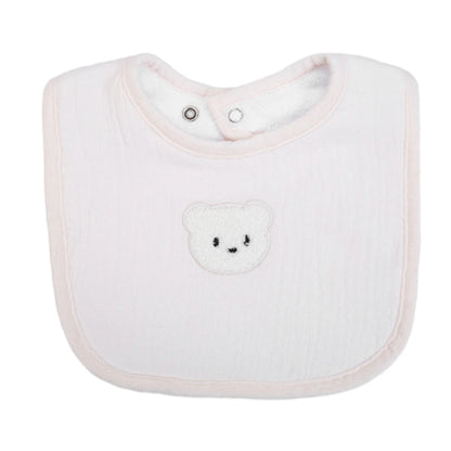 Bavoir Bébé Double Face Gaze de Coton &amp; Éponge