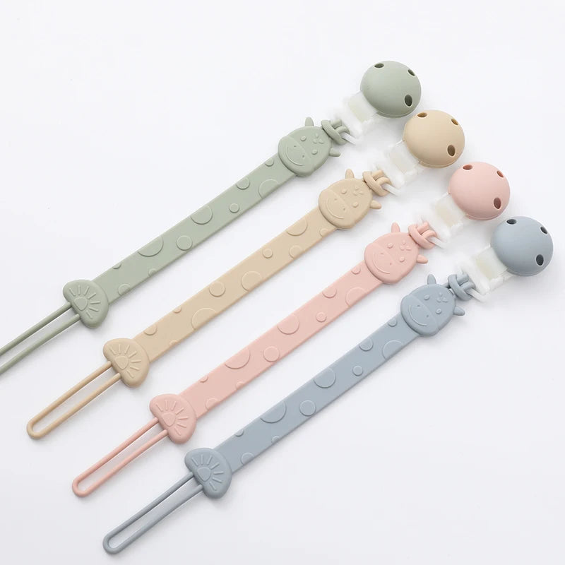 Attache Tétine Silicone - Girafe
