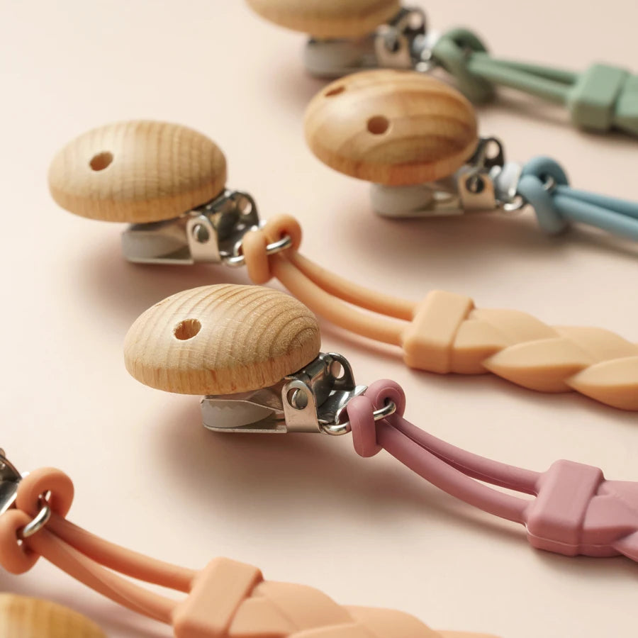 Attache Tétine Silicone - Torsade