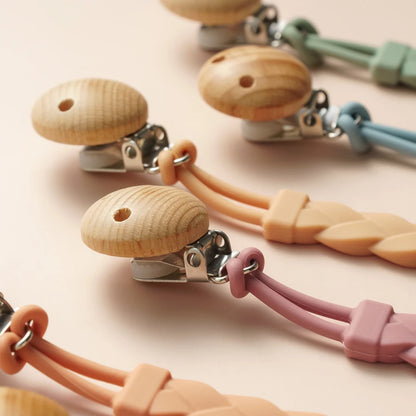 Attache Tétine Silicone - Torsade
