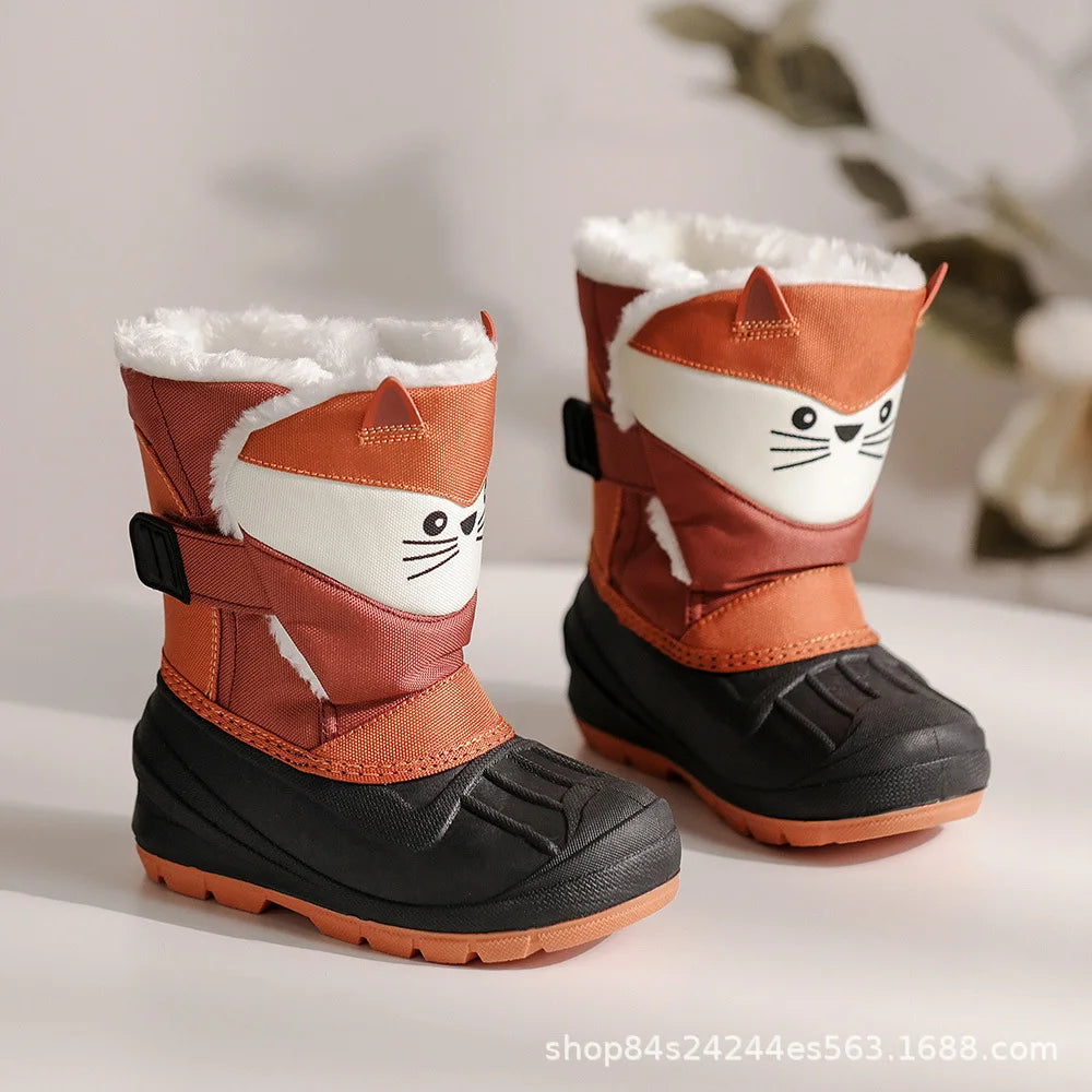 Bottes de Neige Fourrées Hiver Bébé Enfant – Petit Vadrouilleur