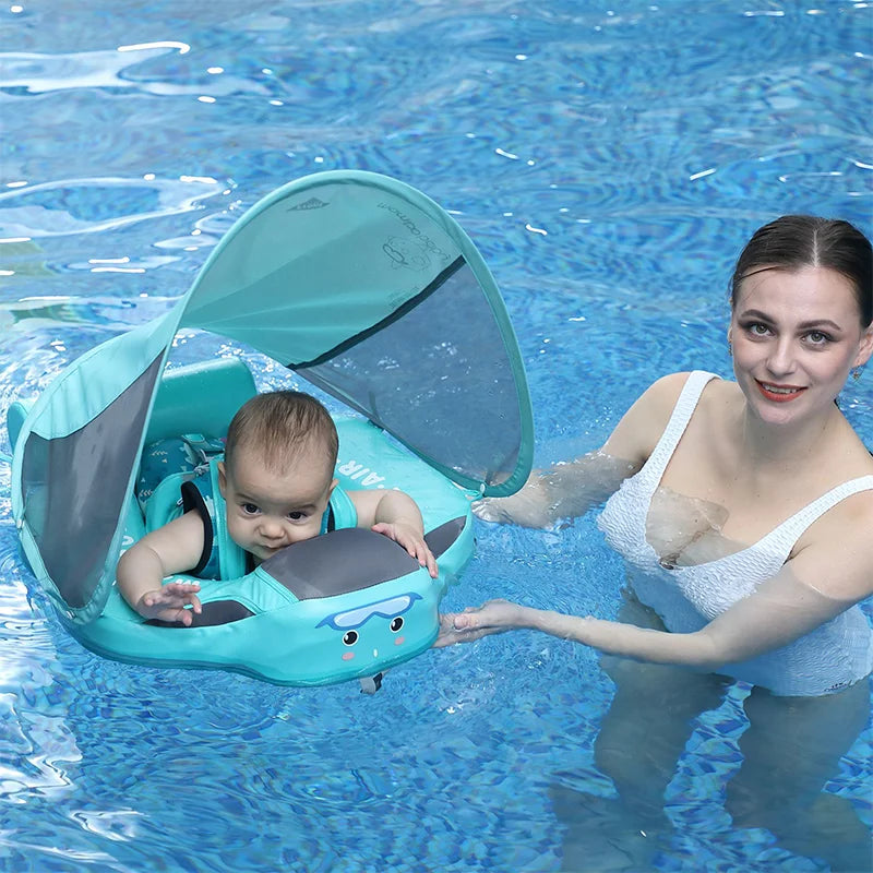 Bouée Bébé Flotteur avec Ombrelle
