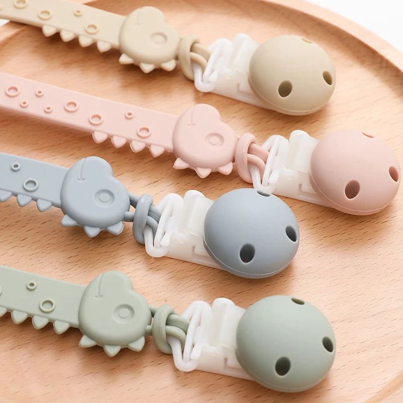 Attache Tétine Silicone - Girafe