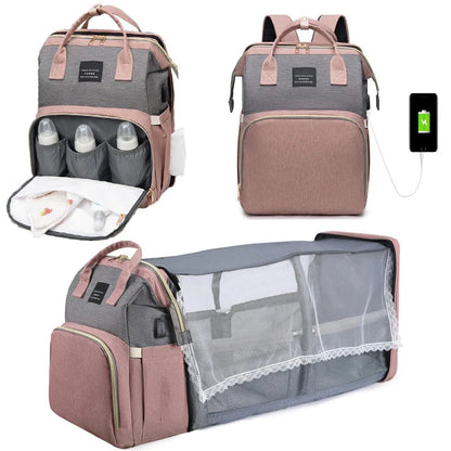 Sac à Langer Bébé Sac à Dos 3 en 1 - London™