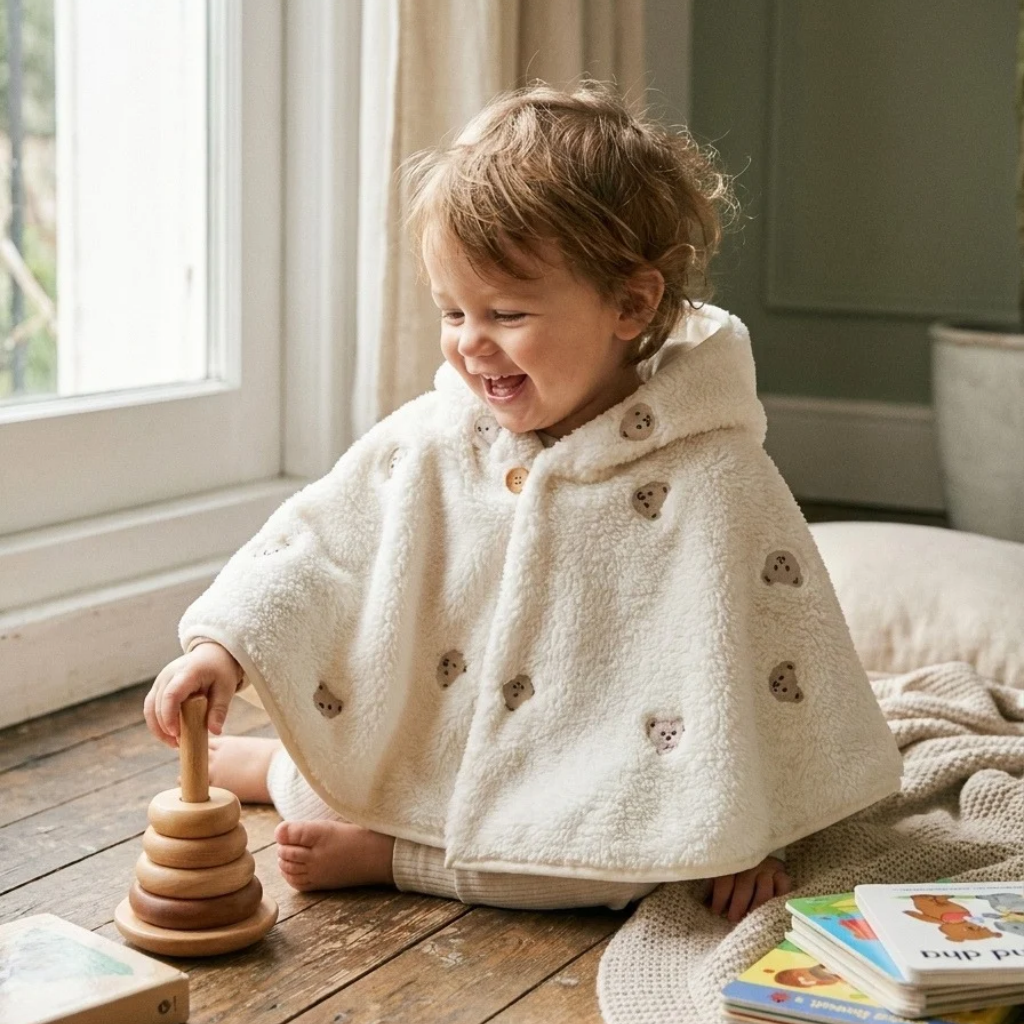 Manteau Cape Polaire Porte-Bébé