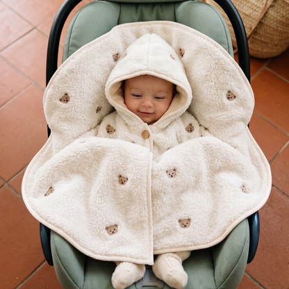Fleece Baby Carrier Cape Coat