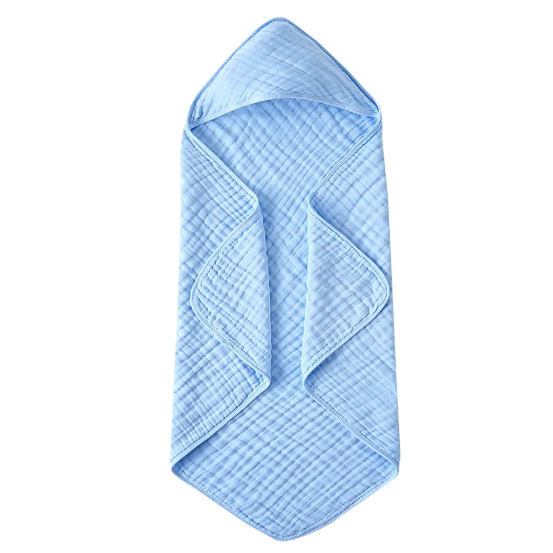 Cape de Bain Bébé en Coton Mousseline