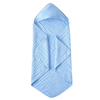 Cape de Bain Bébé en Coton Mousseline