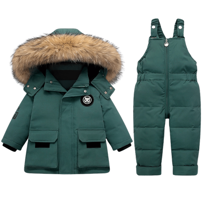 Ensemble Combinaison et Doudoune de Ski Bébé Hiver - Aventura