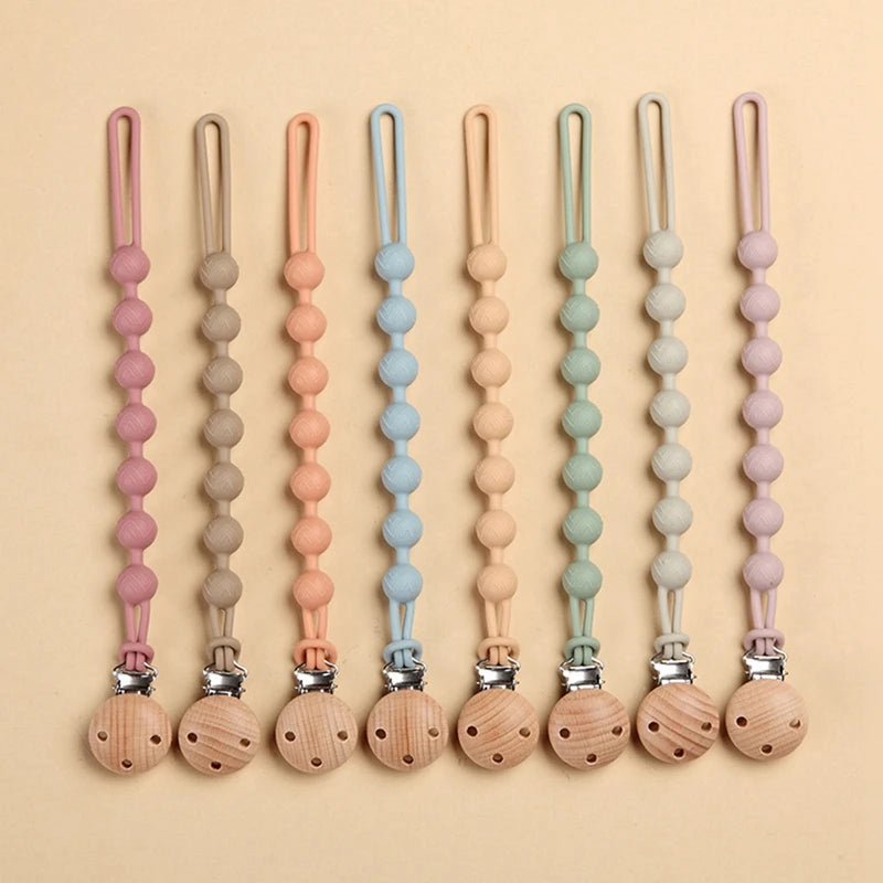 Attache Tétine Silicone - Boules