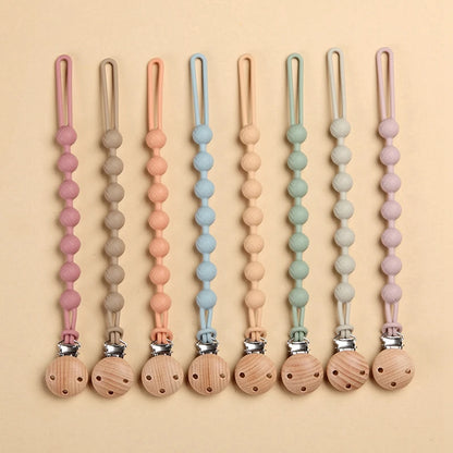 Attache Tétine Silicone - Boules