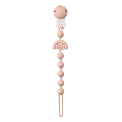 Attache Tétine Silicone - Arc-en-ciel