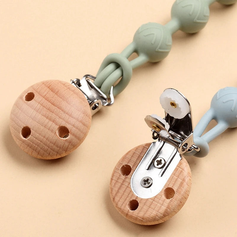Attache Tétine Silicone - Boules