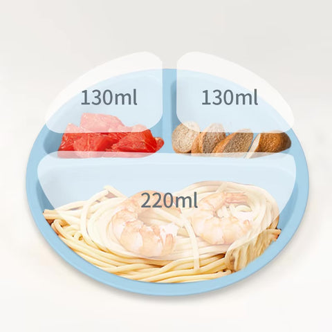 Assiette ventouse bébé 3 compartiments Lily, photo 16