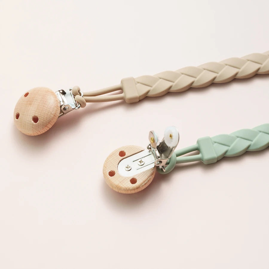 Attache Tétine Silicone - Torsade