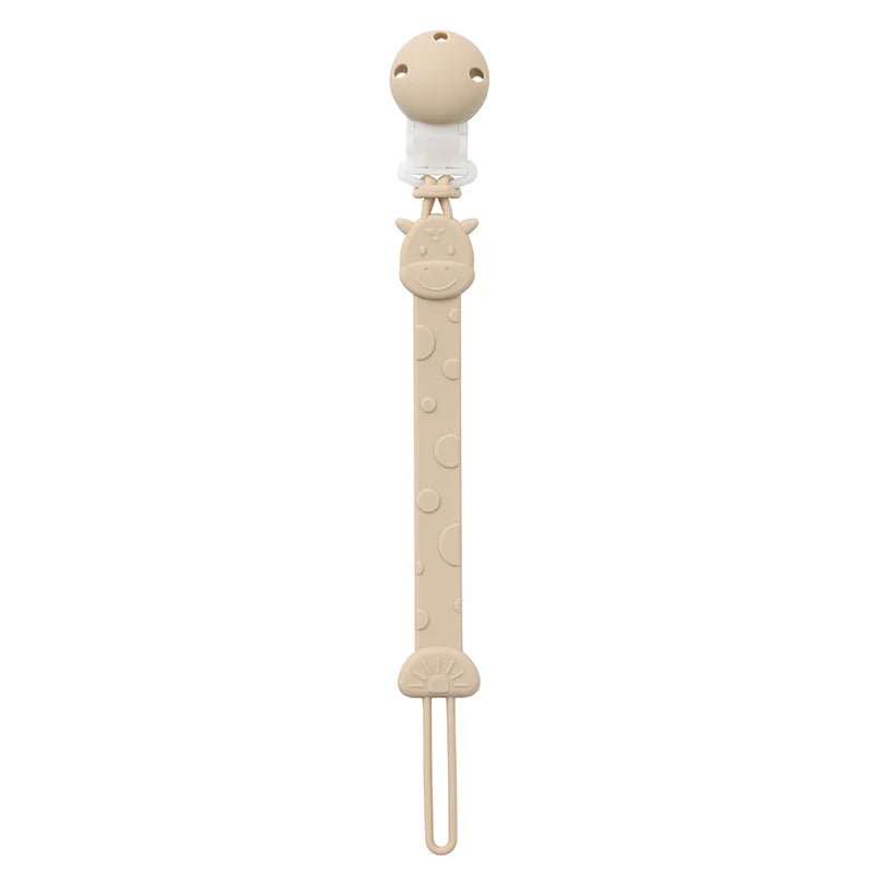 Attache Tétine Silicone - Girafe